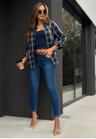 Hose Jeans skinny z paskiem Just Another Day dunkelblau