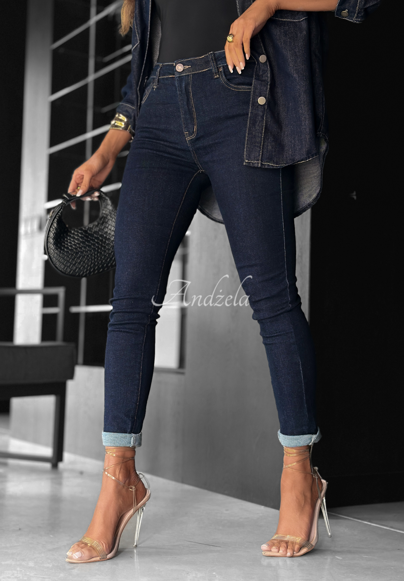 Skinny Jeans Hazelton Dunkelblau