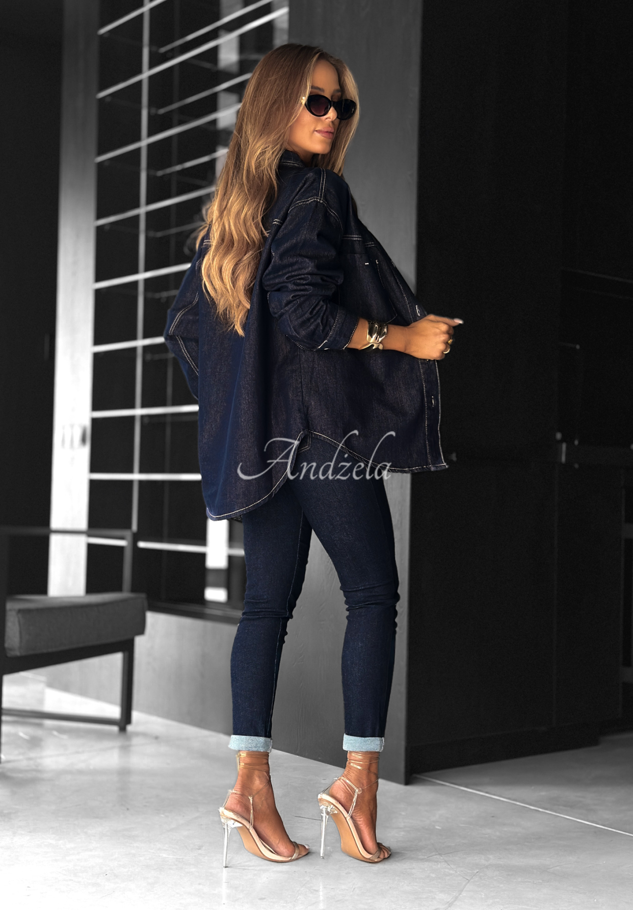 Skinny Jeans Hazelton Dunkelblau