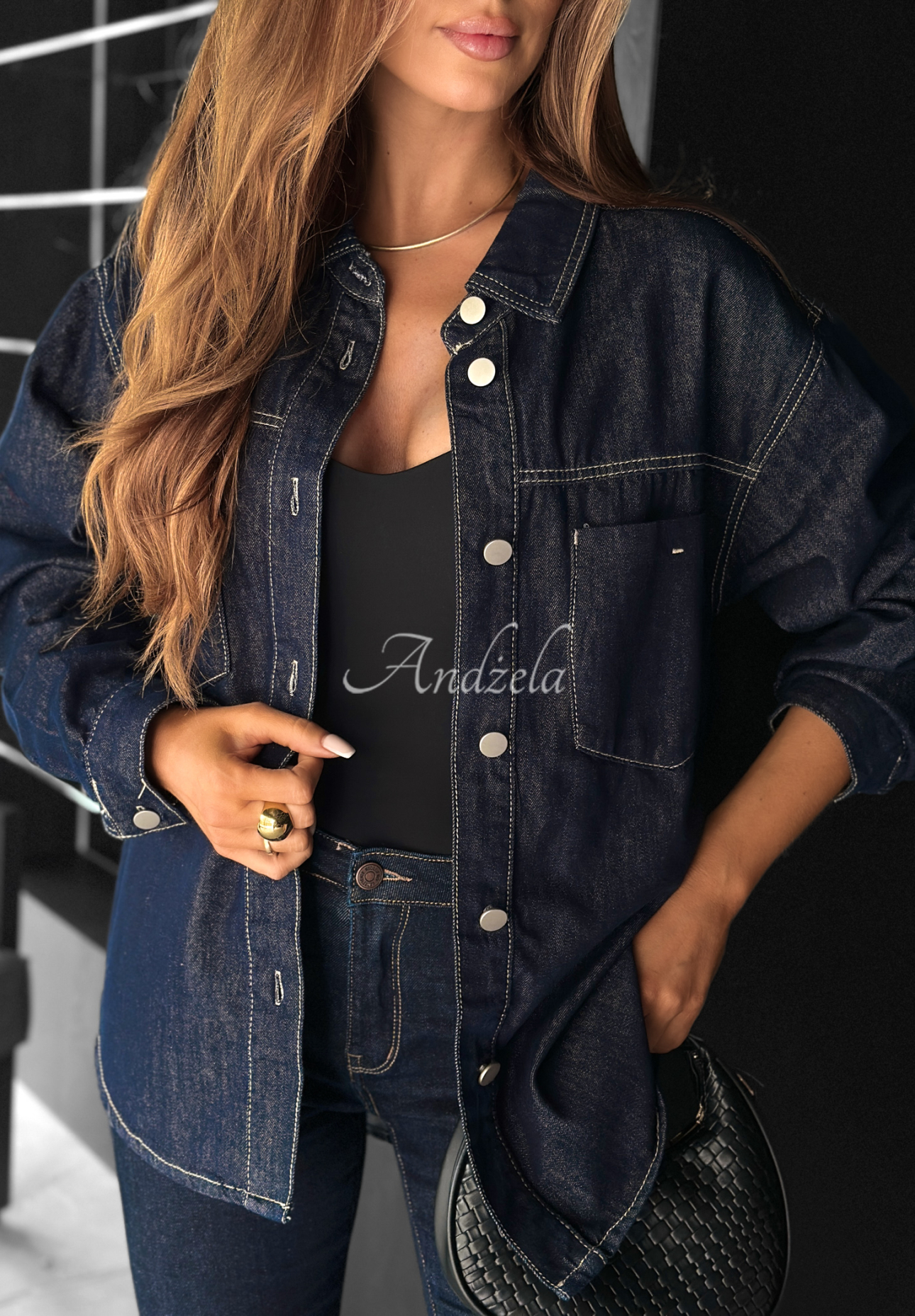 Jeanshemd Beyond The Ordinary Dunkelblau