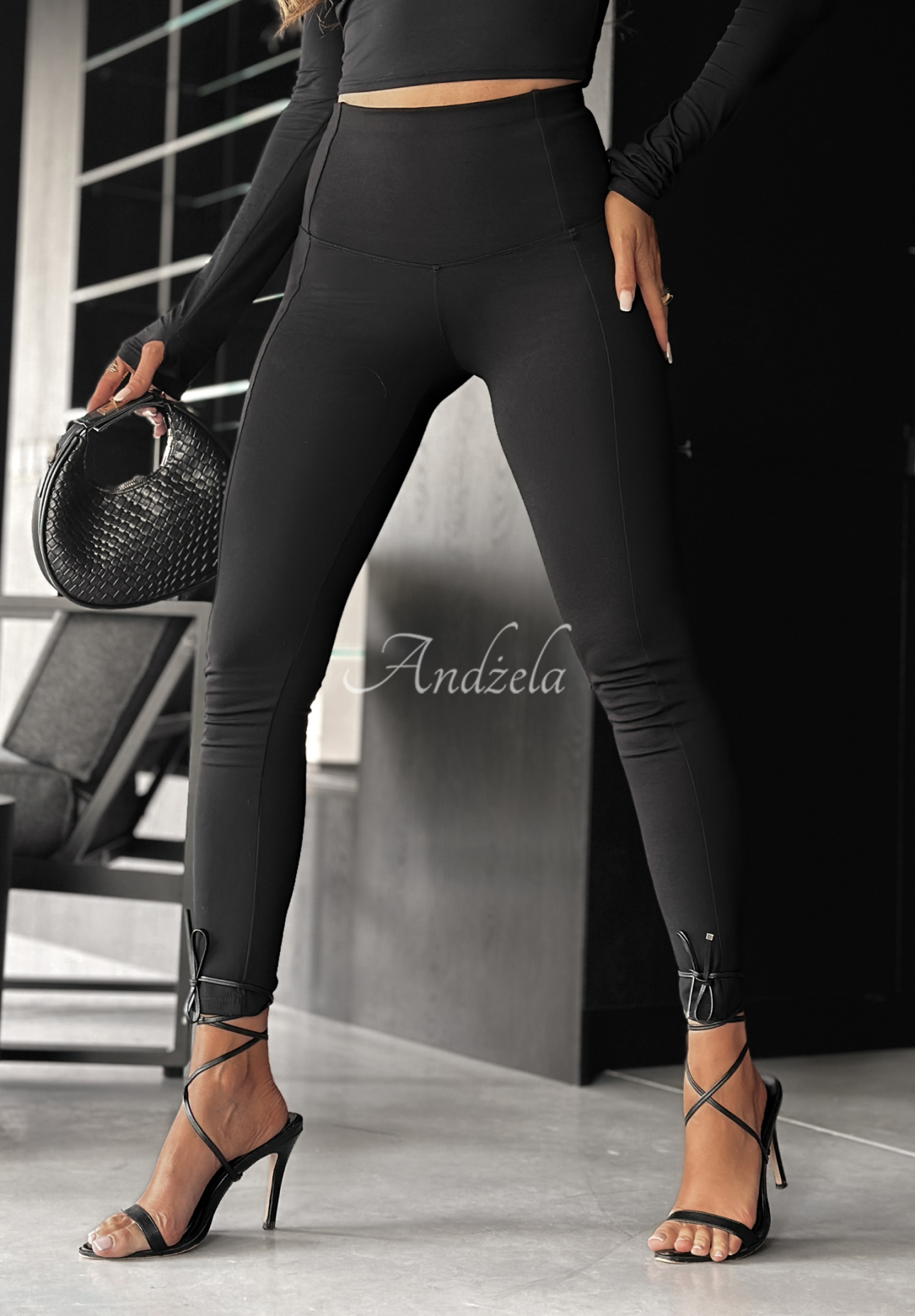 Legginsy After Everything czarne