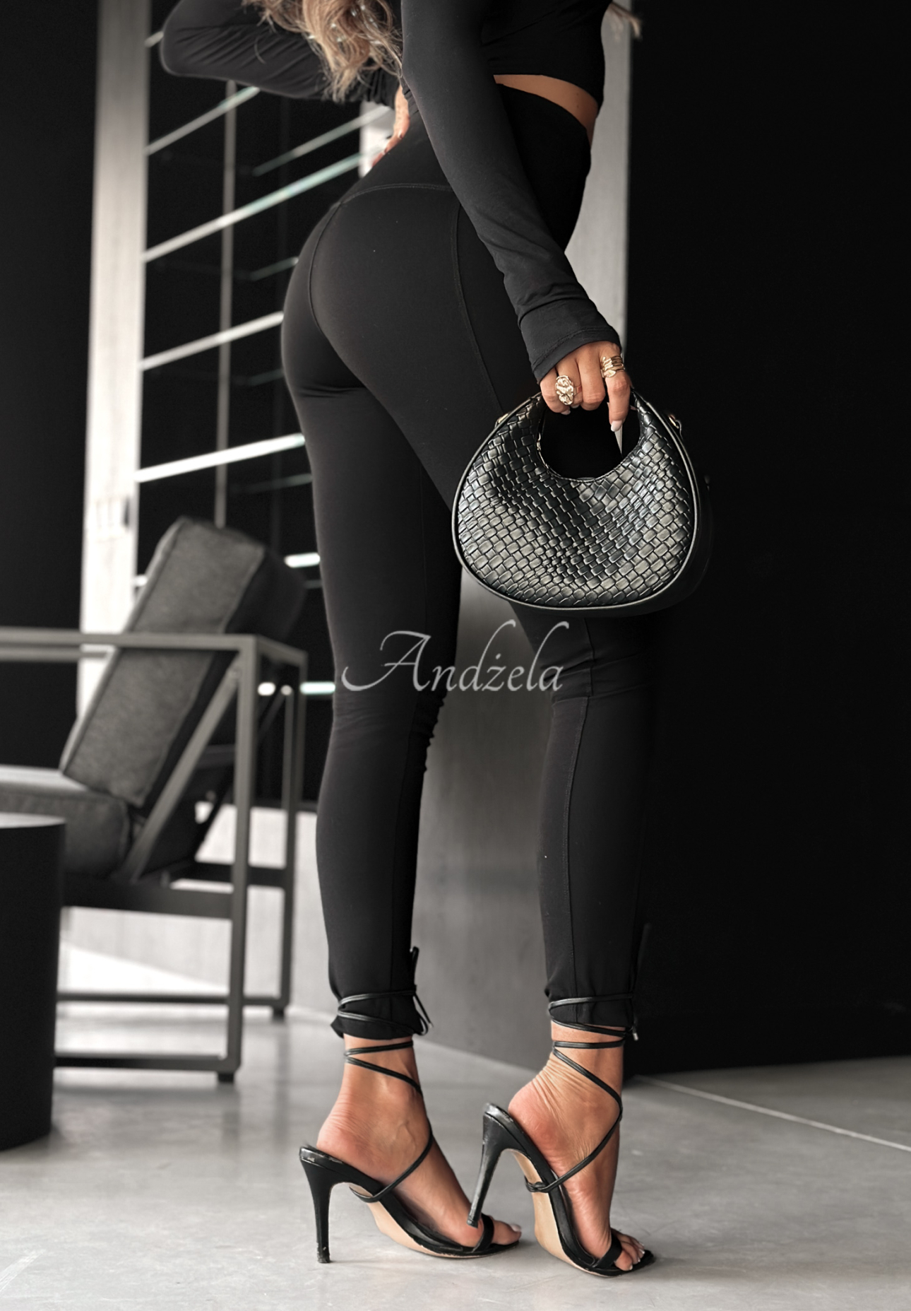 Legginsy After Everything czarne