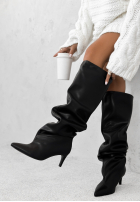 Skórzane Stiefel Bad Signal Schwarz