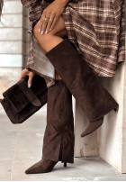 zamszowe Stiefel Wind In Your Hair Schokoladenbraun