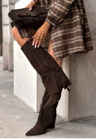 zamszowe Stiefel Wind In Your Hair Schokoladenbraun