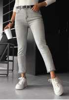 Hose Jeans z paskiem Not Even Close Grau