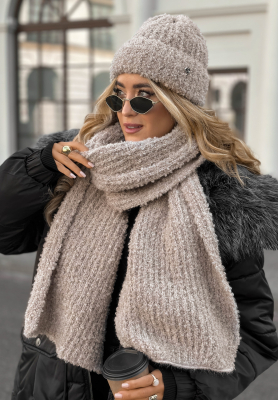 Schal boucle Winter Everywhere Beige