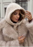 Schlauchschal z kapturem balaclava Winter Park Beige