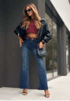 Hose Jeans z paskiem Remember When dunkelblau