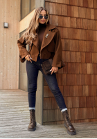 Hose Jeans mom fit New Meadows Dunkelblau