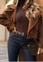 Spodnie jeansowe mom fit New Meadows granatowe