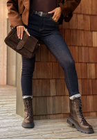Hose Jeans mom fit New Meadows Dunkelblau