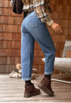 Hose Jeans balloon z paskiem Everything Ends Blau