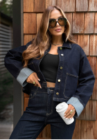 Jeans Hemd Goodness Returns Dunkelblau