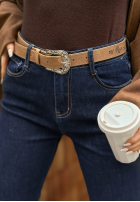 Hose Jeans z paskiem Let’s Not Talk Dunkelblau
