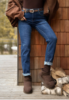 Spodnie jeansowe skinny Missed Again niebieskie