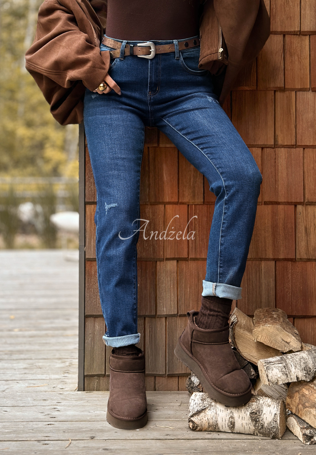 Skinny-Jeans Missed Again Blau