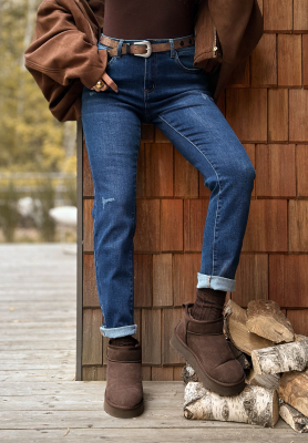 Skinny-Jeans Missed Again Blau