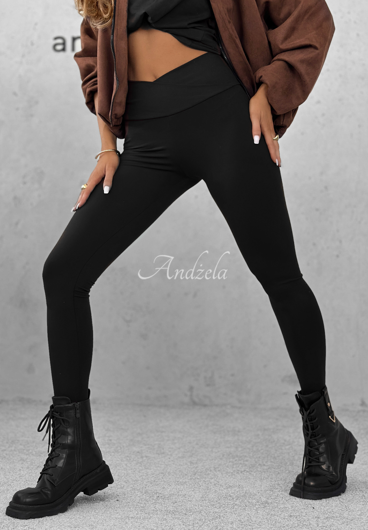 Viskose Leggings I Am Ready Now Schwarz