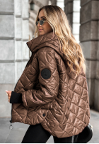 Pikowana Jacke z kapturem Just The Wind Camel