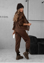Sweat Set Sweatshirt i Hose Just Saw You Beige