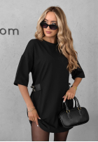 Kleid z paskiem Somewhere Else Schwarz