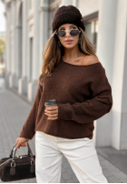 Pullover Go Ask Her Schokoladenbraun