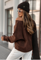 Pullover Go Ask Her Schokoladenbraun