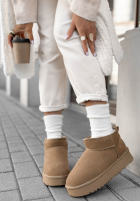 zamszowe Stiefeletten Wild Wind Beige