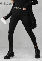 Skinny-Jeans Give It Everything Schwarz
