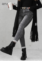 Hose Jeans mom fit Give It Everything Dunkelgrau