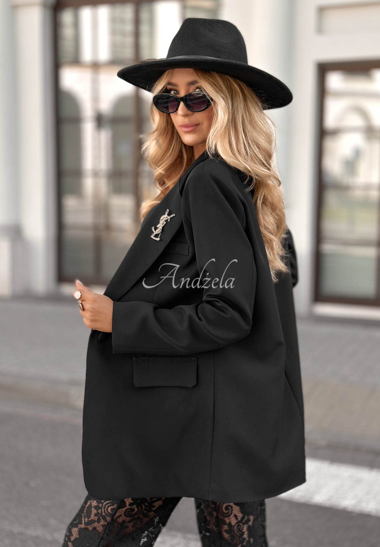 Oversize Blazer Best Version Schwarz