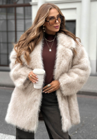 Mantel futerko z kołnierzem Chestnut Hill Beige
