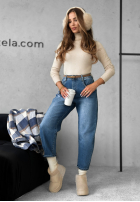 Hose Jeans balloon Still Feel It Blau