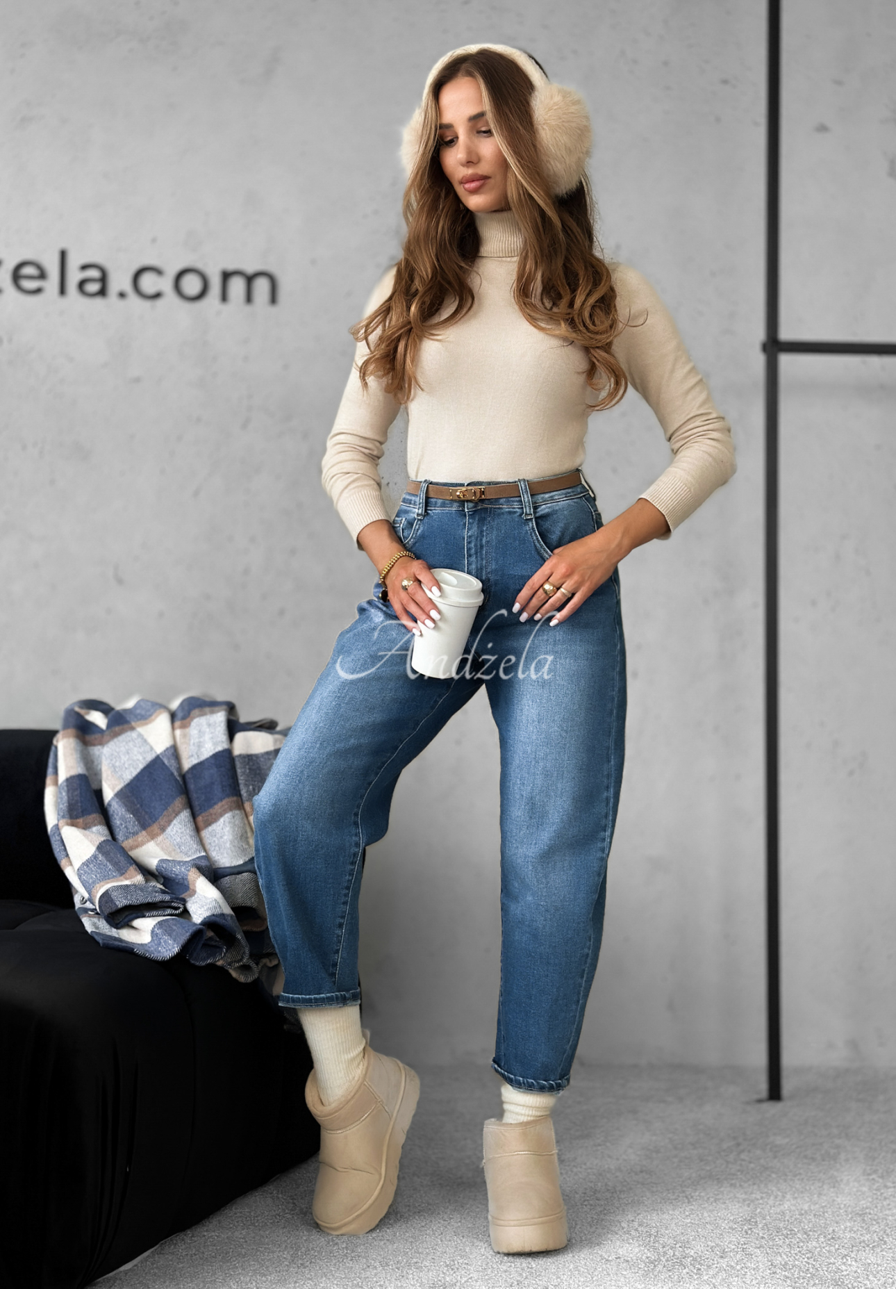 Balloon Jeans Still Feel It Blau