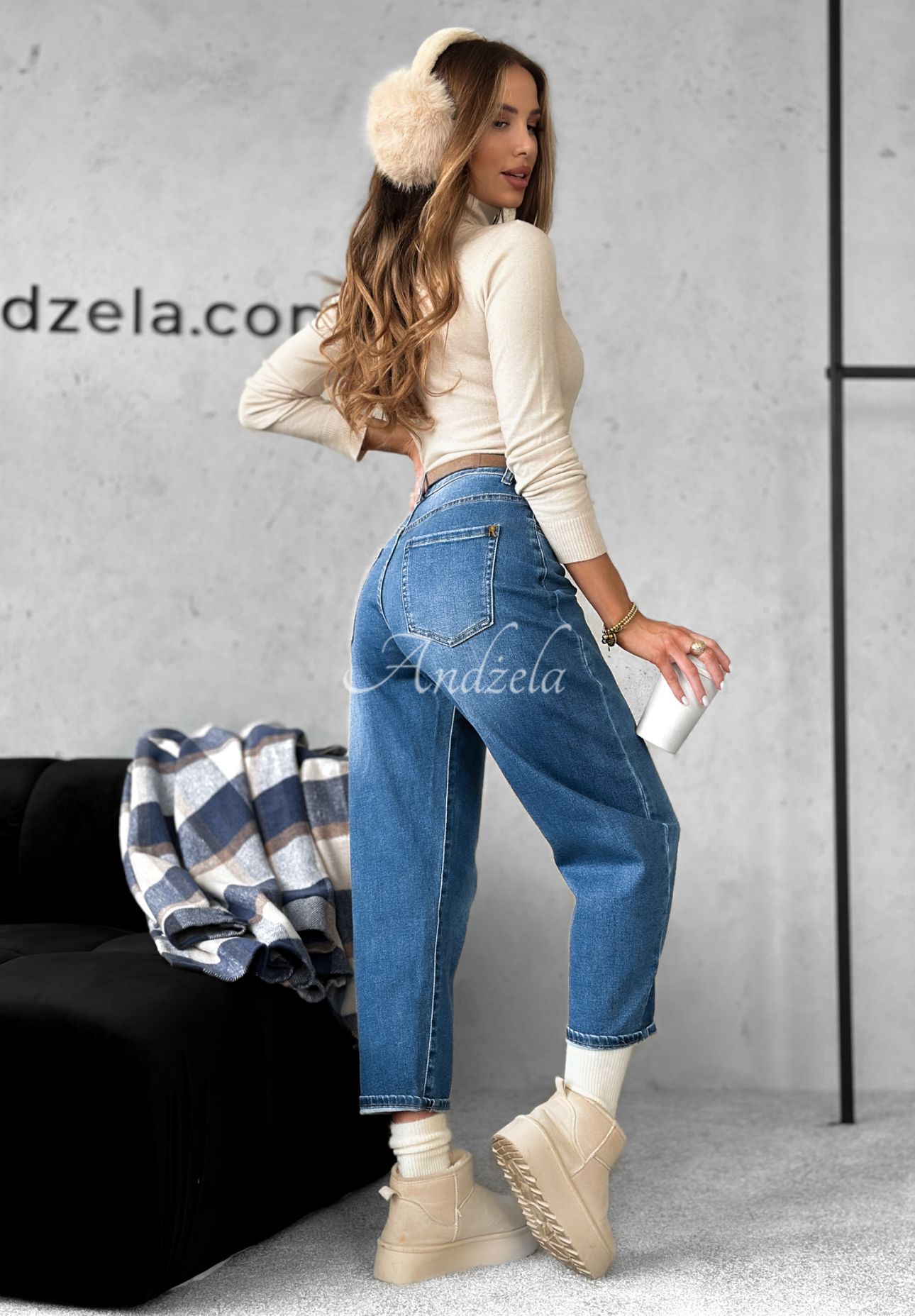 Balloon Jeans Still Feel It Blau