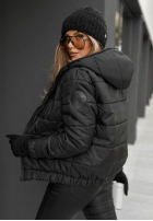 Pikowana Jacke z kapturem Just to Know Schwarz