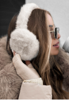 Ohrenwärmer z futerkiem Frosty Kiss Beige