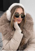 Ohrenwärmer z futerkiem Frosty Kiss Beige