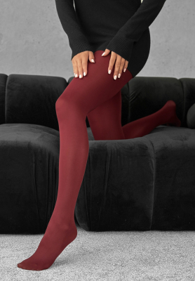 Strumpfhose Edelia Burgund 60 den