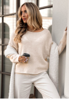 Pullover Go Ask Her hellbeige