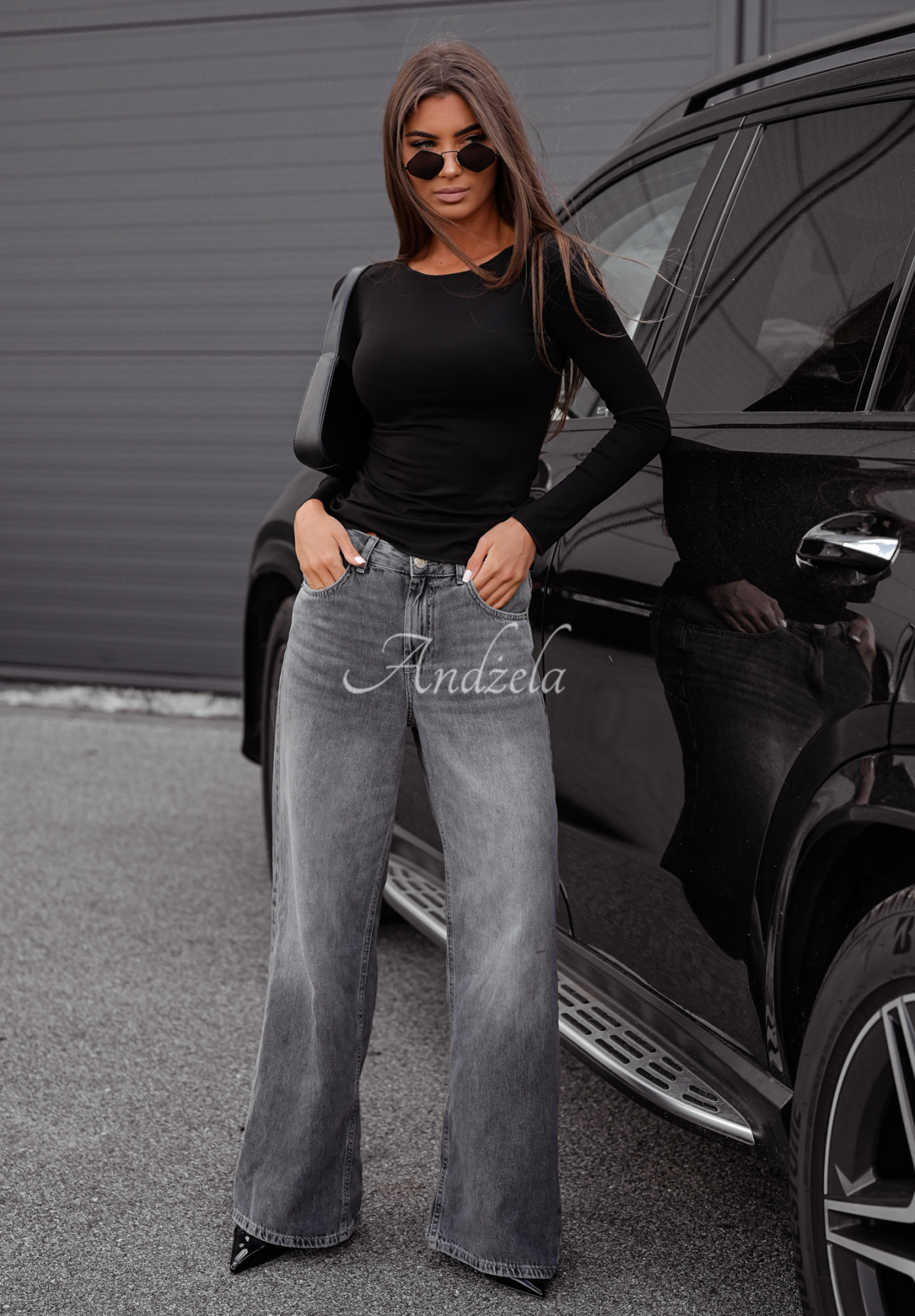 Bluse longsleeve Basanti Schwarz