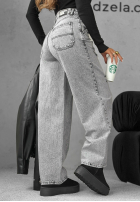 Hose Jeans mom fit Words And Ideas Grau