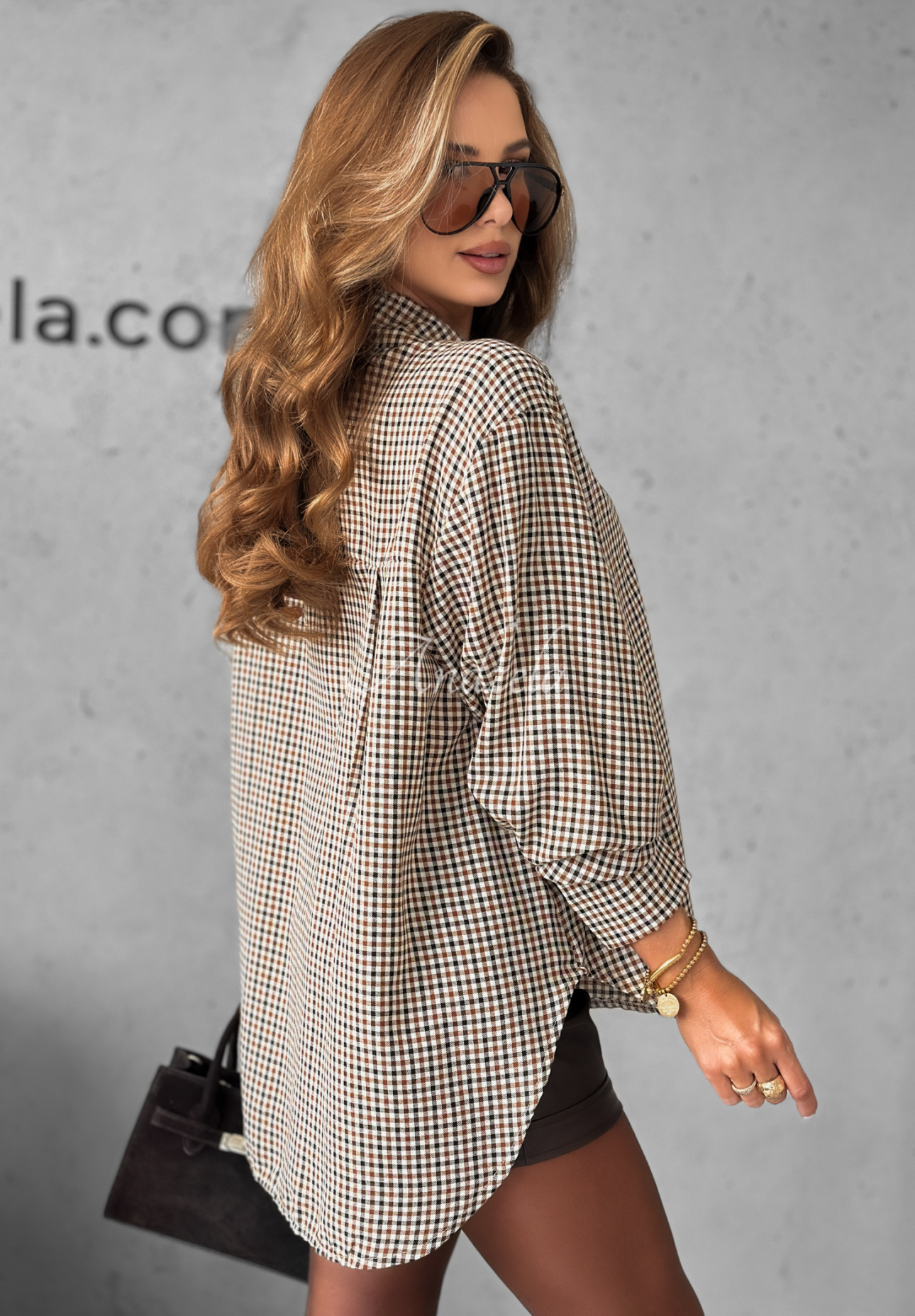 Kariertes Hemd Pinedale Camel