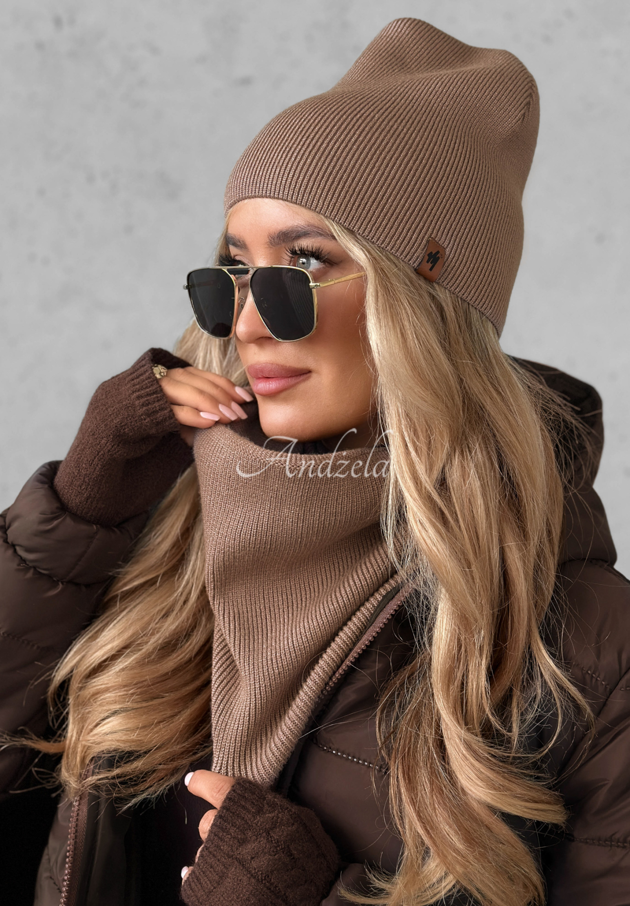 Schal Enjoying Autumn Beige