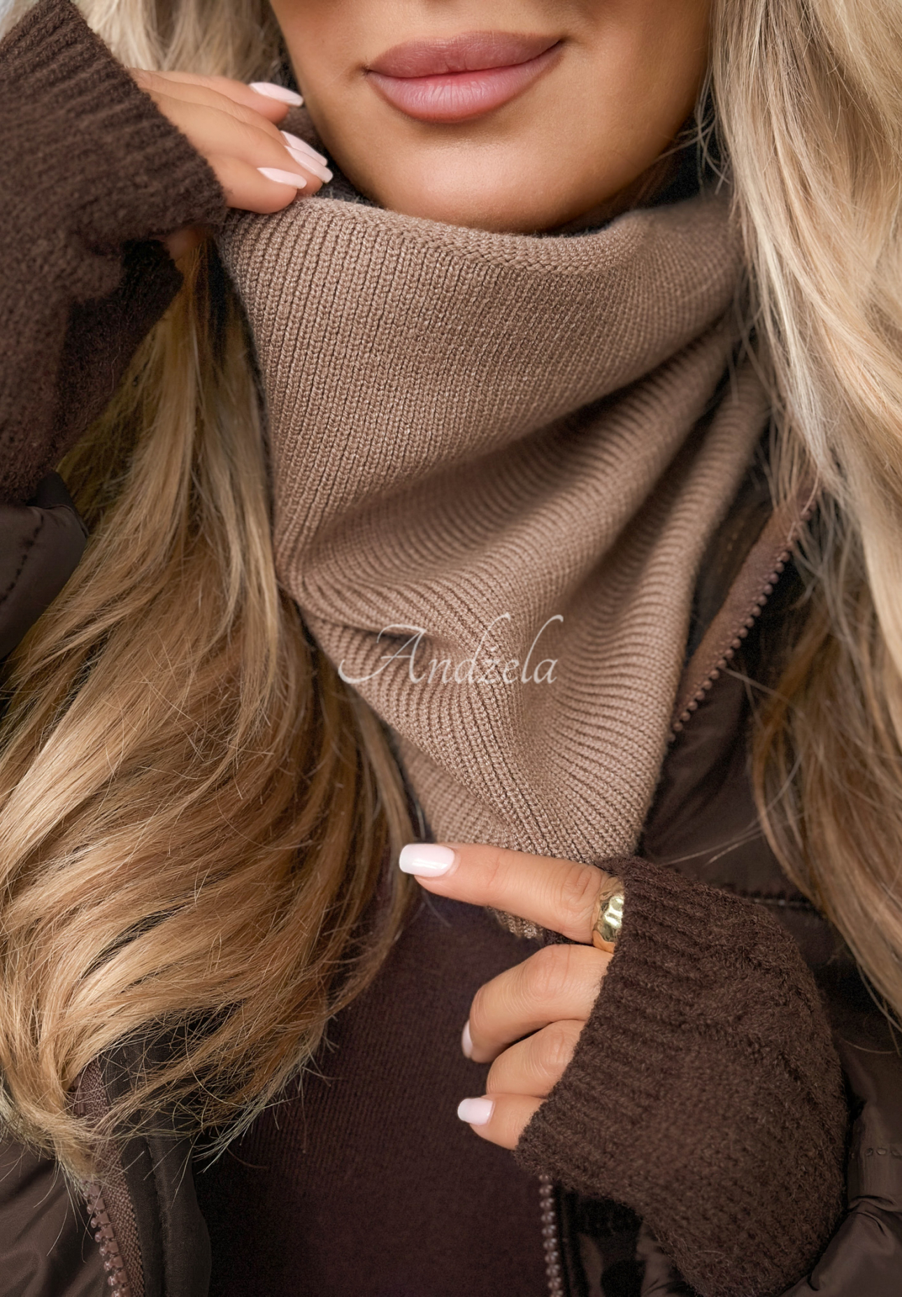 Schal Enjoying Autumn Beige