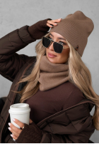 Schlauchschal Enjoying Autumn Beige