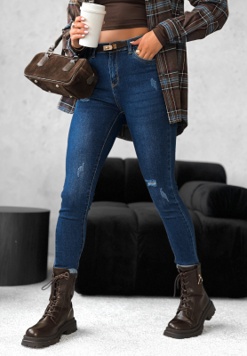 Skinny-Jeans Give It Everything Dunkelblau