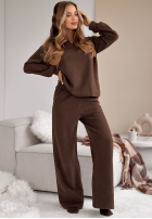 Sweat Set Sweatshirt i Hose Better Alone Schokoladenbraun