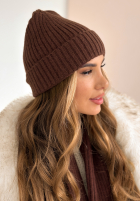 Set Mütze, szalik, Handschuhe 3in1 Winter Threads Schokoladenbraun